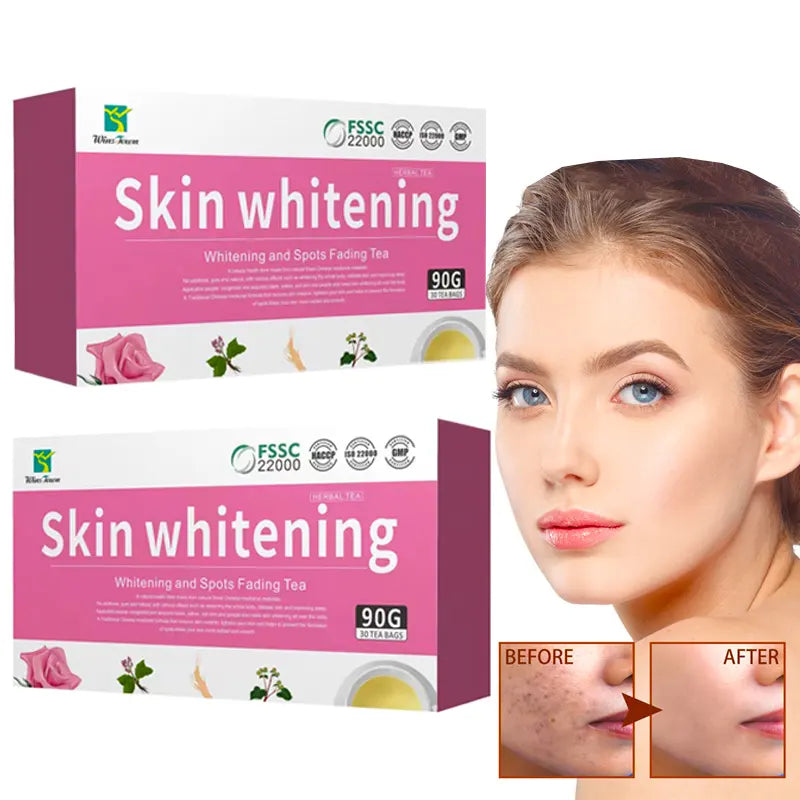 Thé Éclaircissant et Anti-Taches Naturel - Skin Whitening